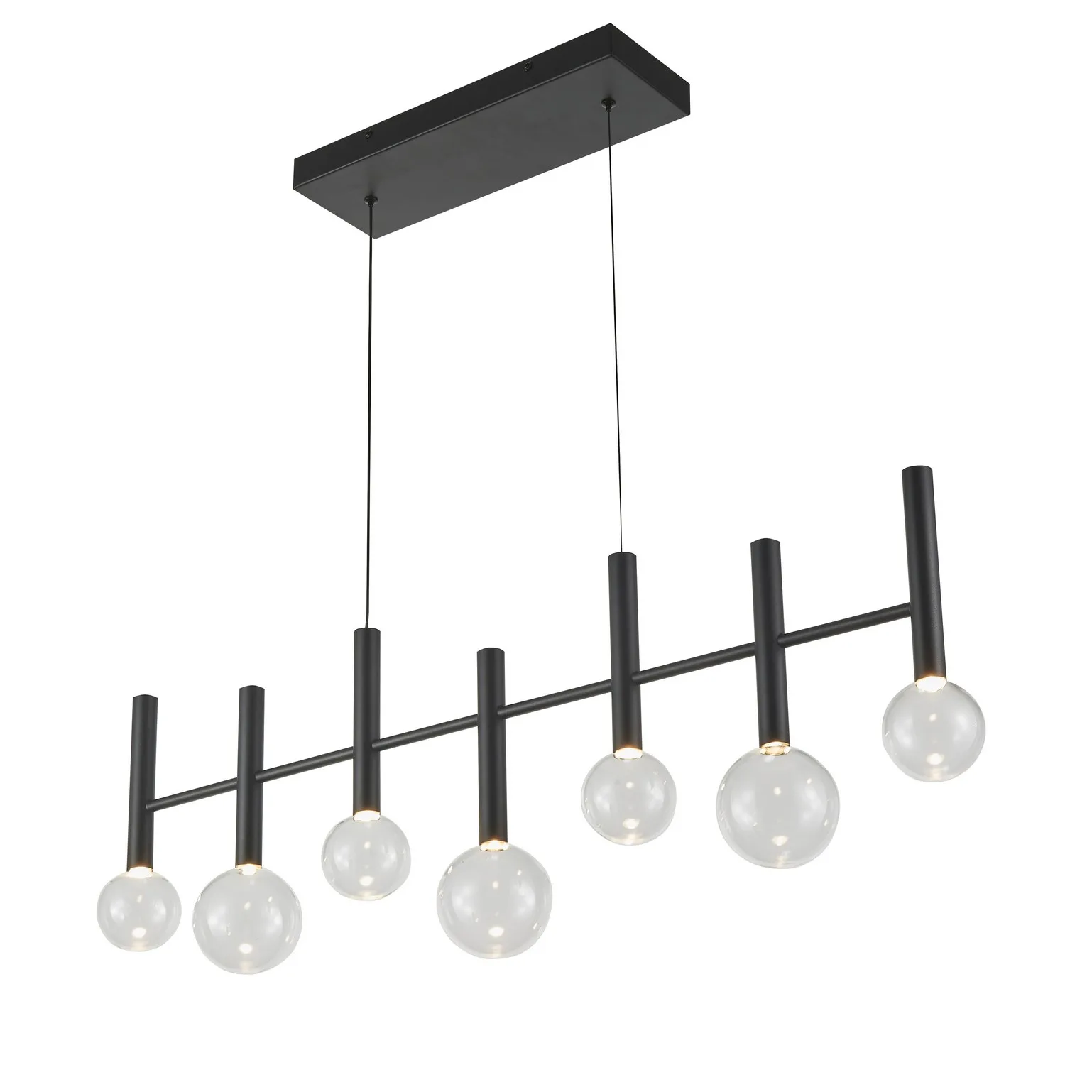 Terra LED Island Pendant in Black