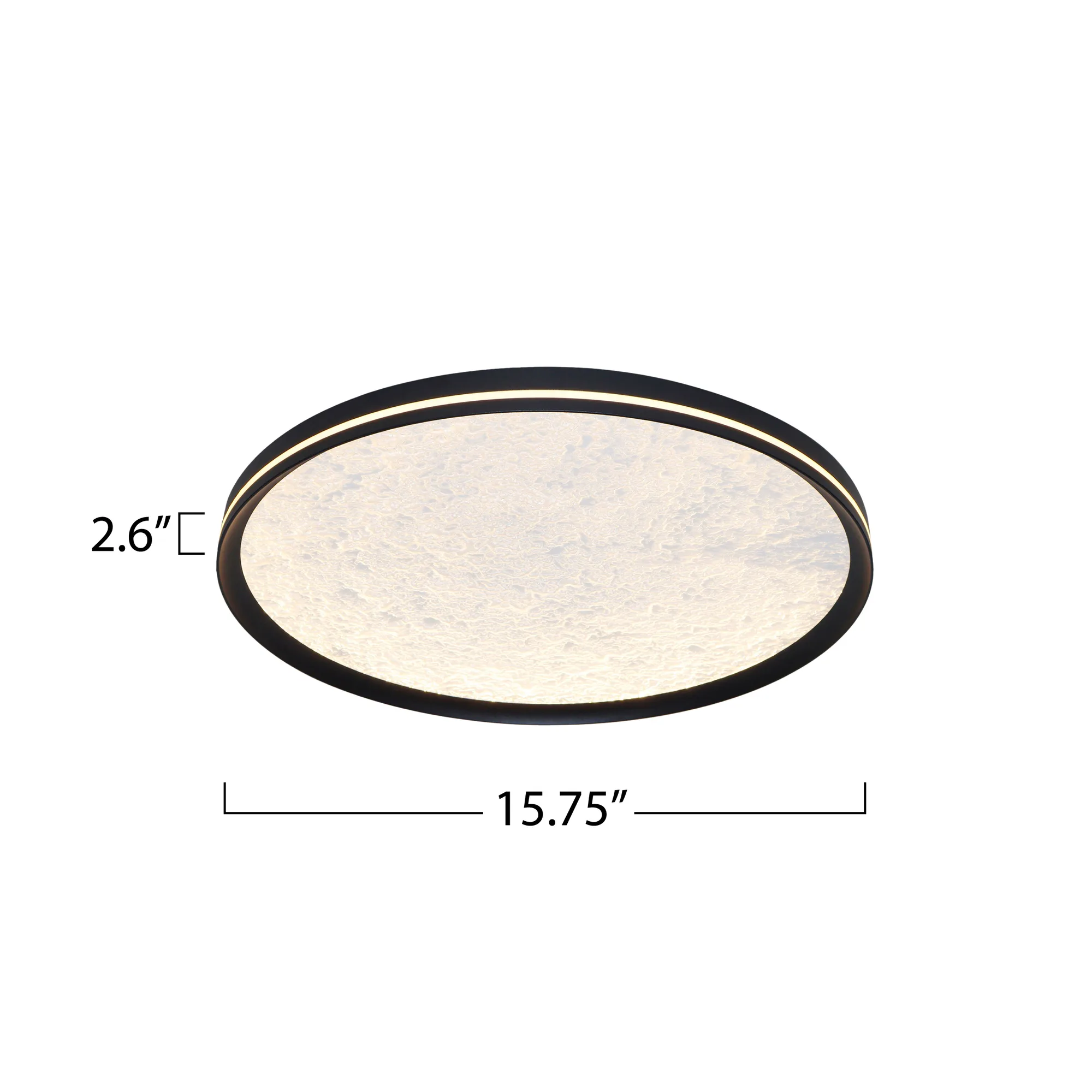 Luna Integrated LED Flush Mount 16”