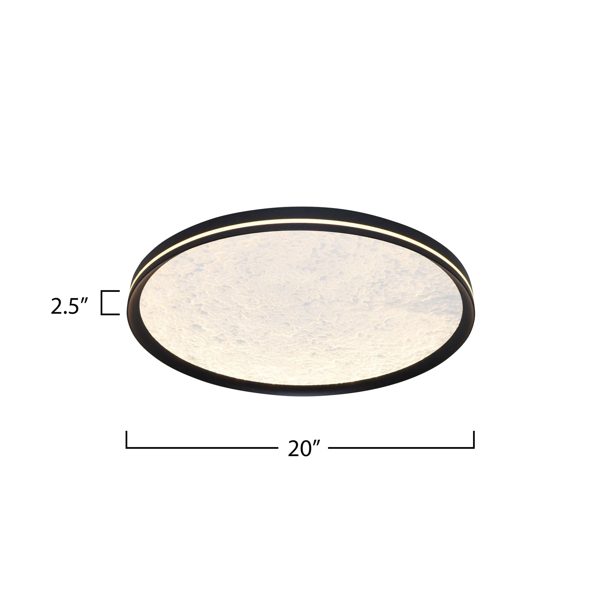 Luna Integrated LED Flush Mount 20”