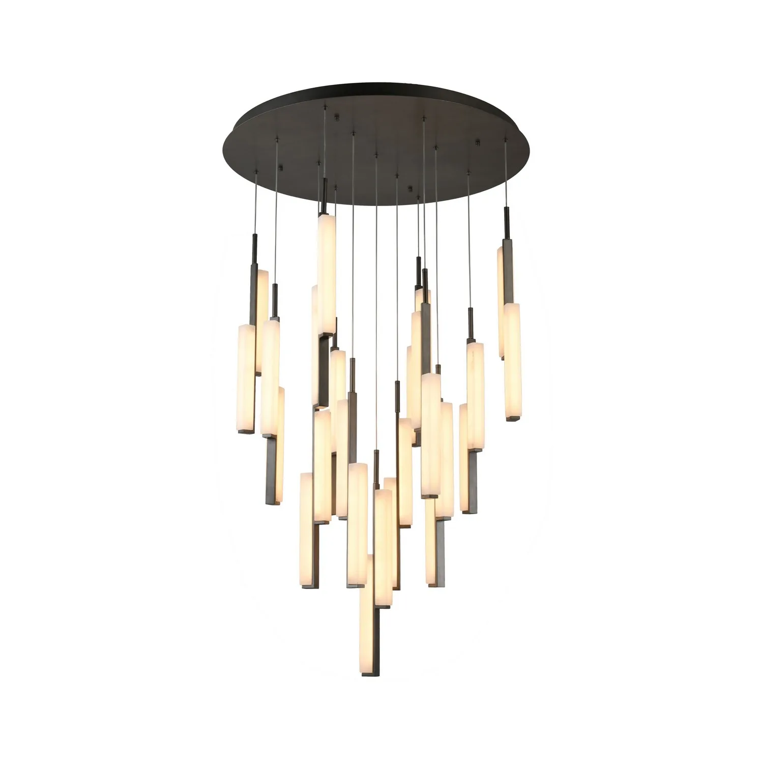 Lumina LED Lantern in Forged Bronze
