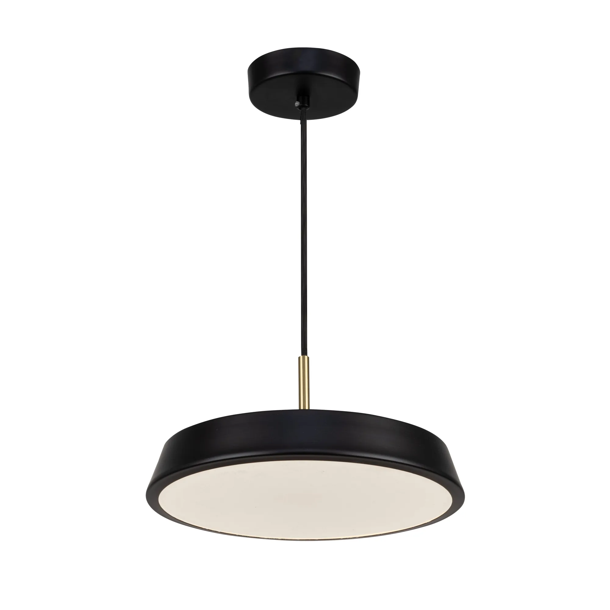 Lexi Collection 1-Light 12” Pendant Black