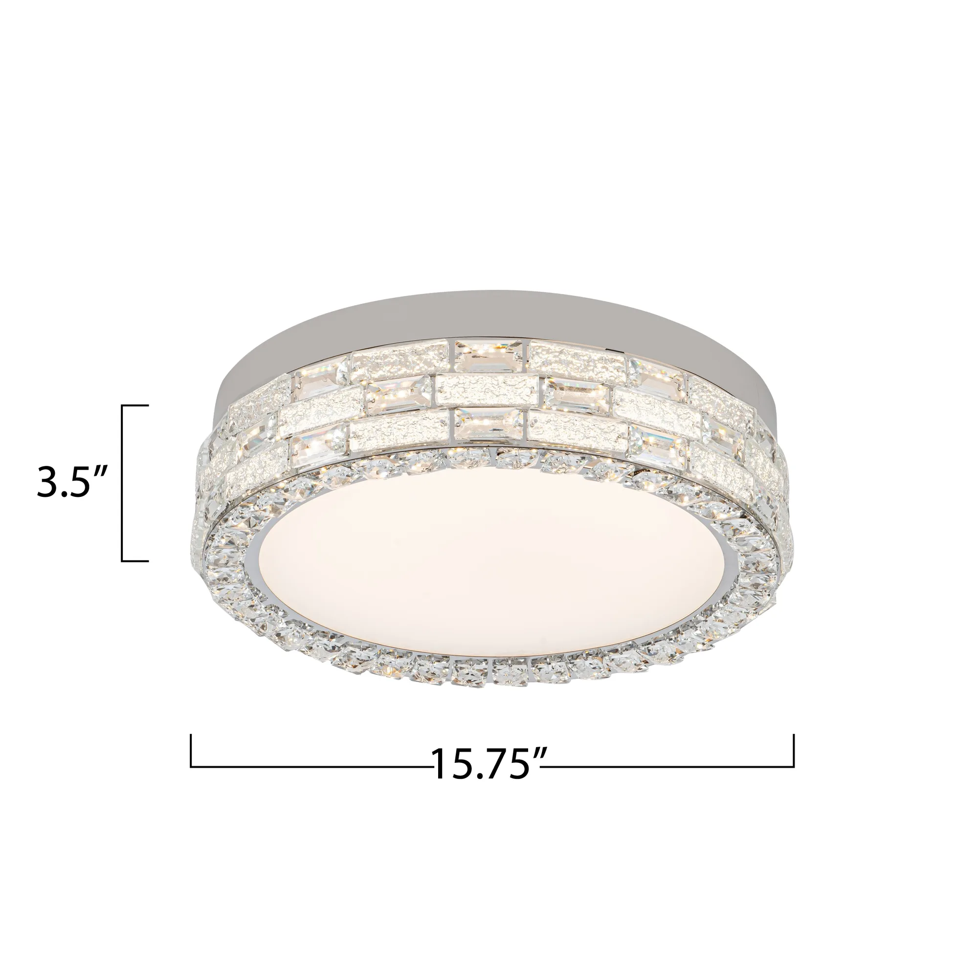 Elegance Integrated LED Flush Mount 15.75”