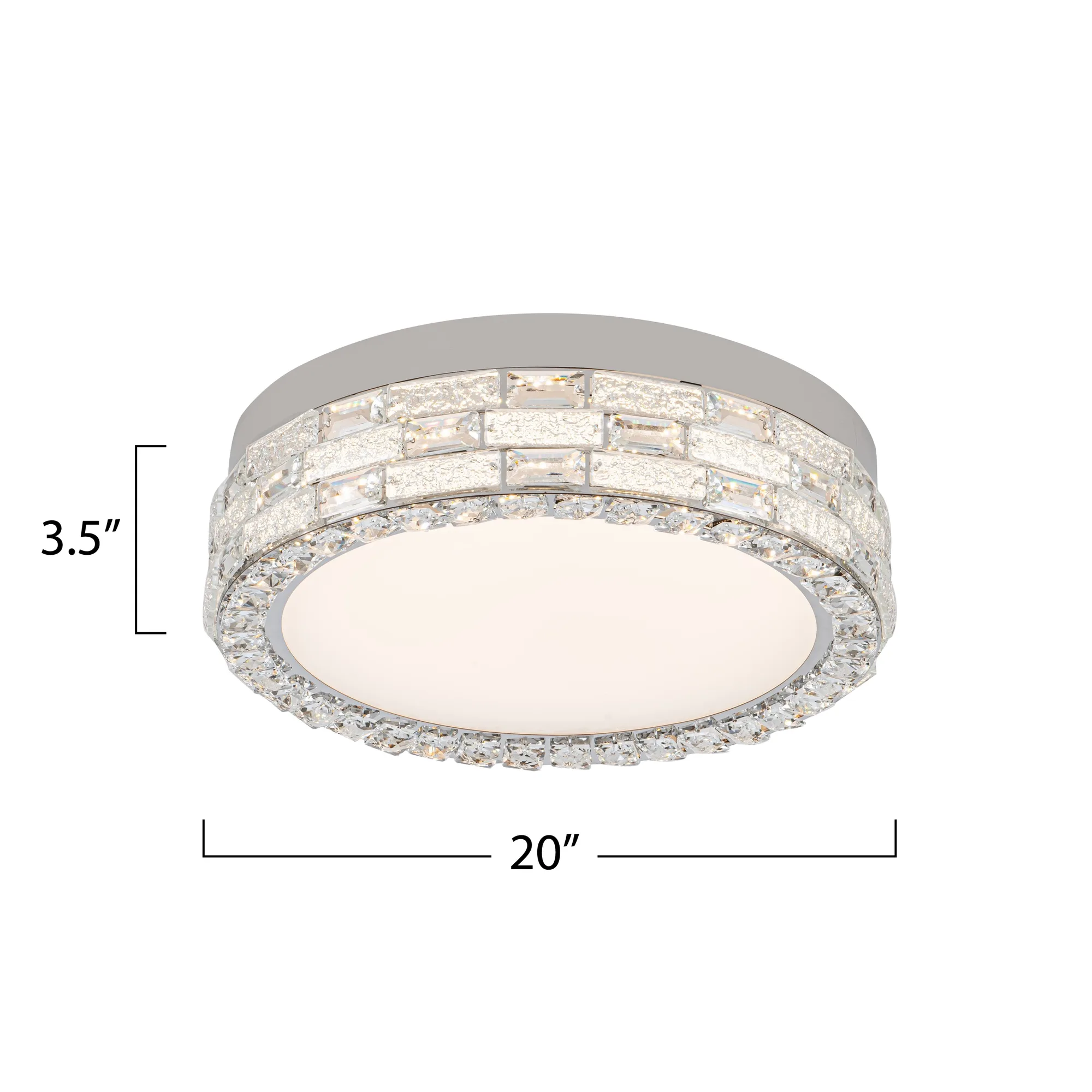 Elegance Integrated LED Flush Mount 20”