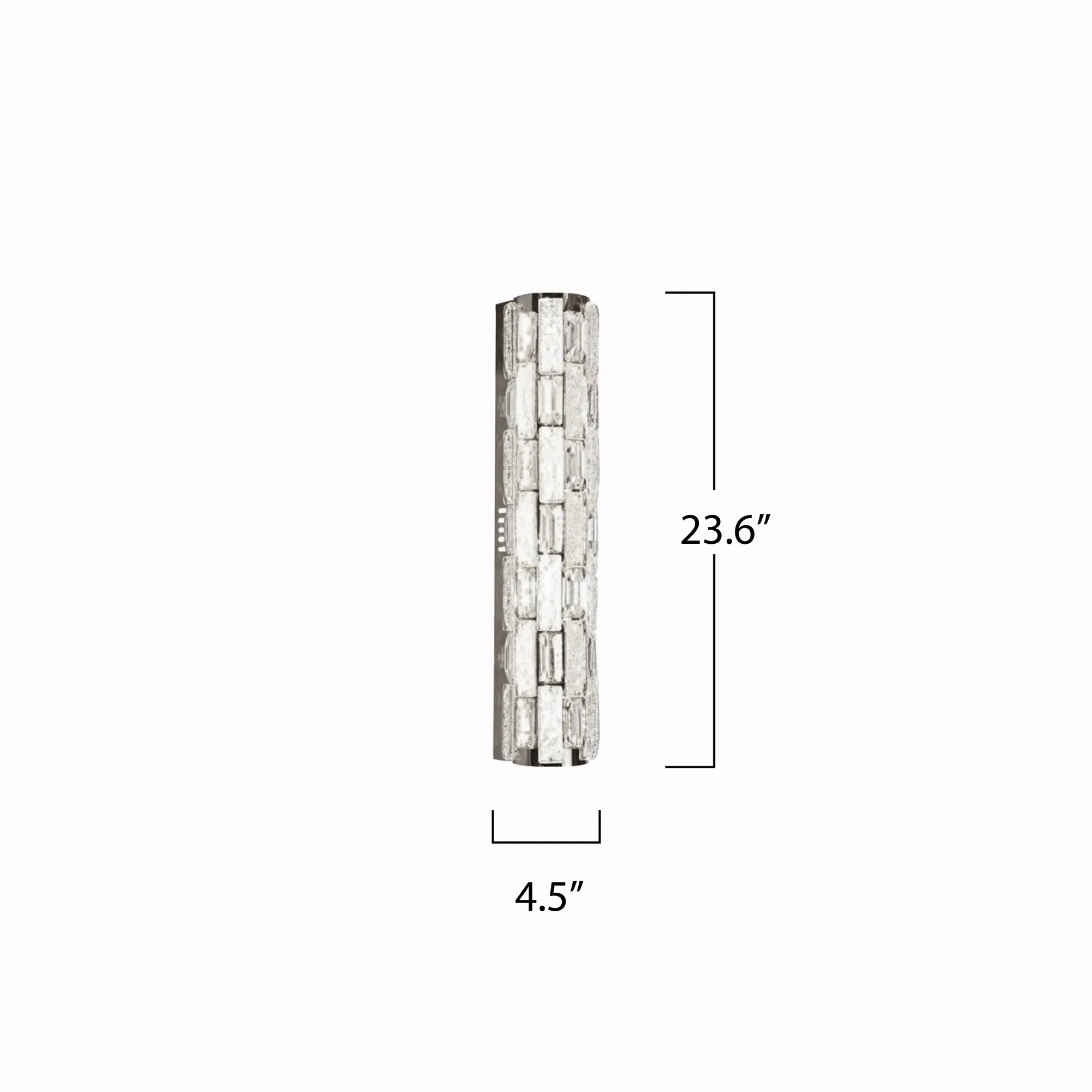 Elegance Integrated LED Wall Sconce Chrome