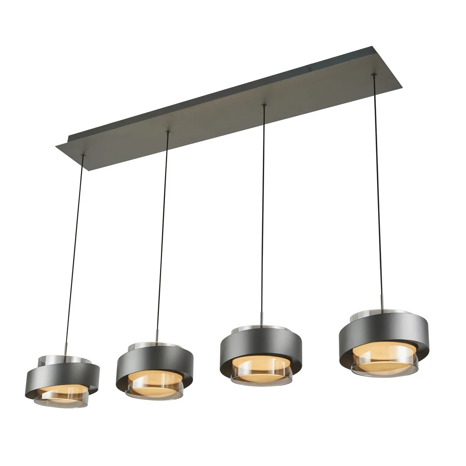 Axis LED Island Pendant in Graphite