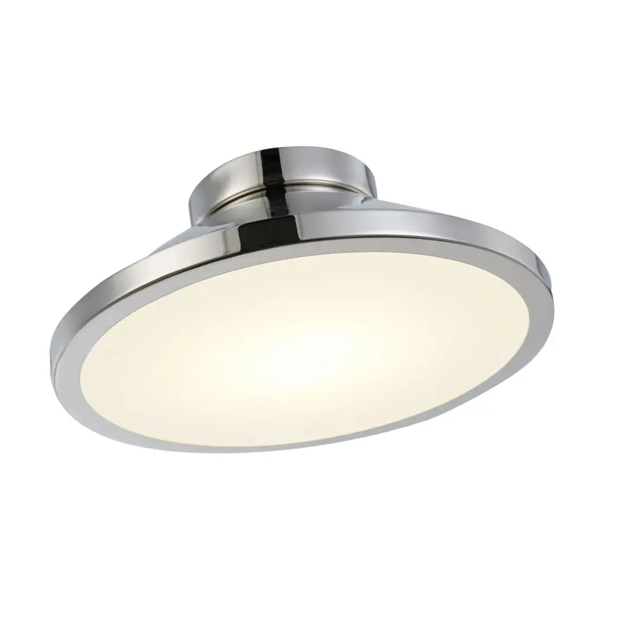 Lucida LED Flush Mount in Polished Nickel - Image 2