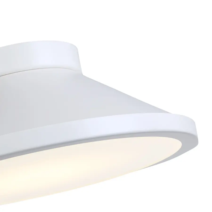 Lucida LED Flush Mount in White - Image 3