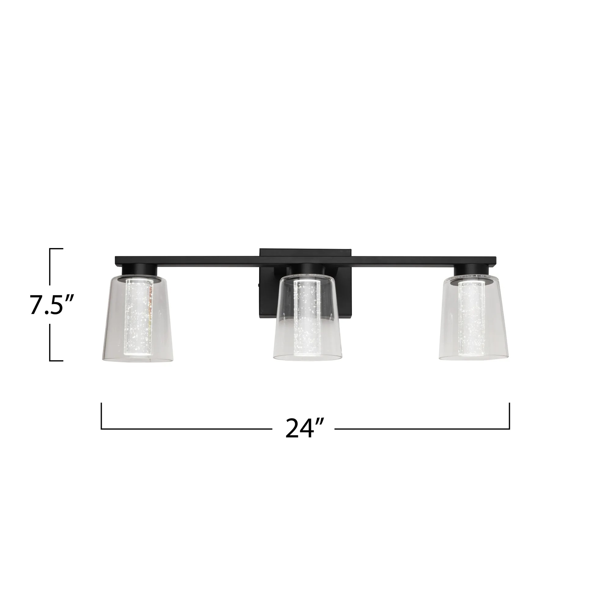 Dalton Collection 3-Light Bathroom Vanity Fixture