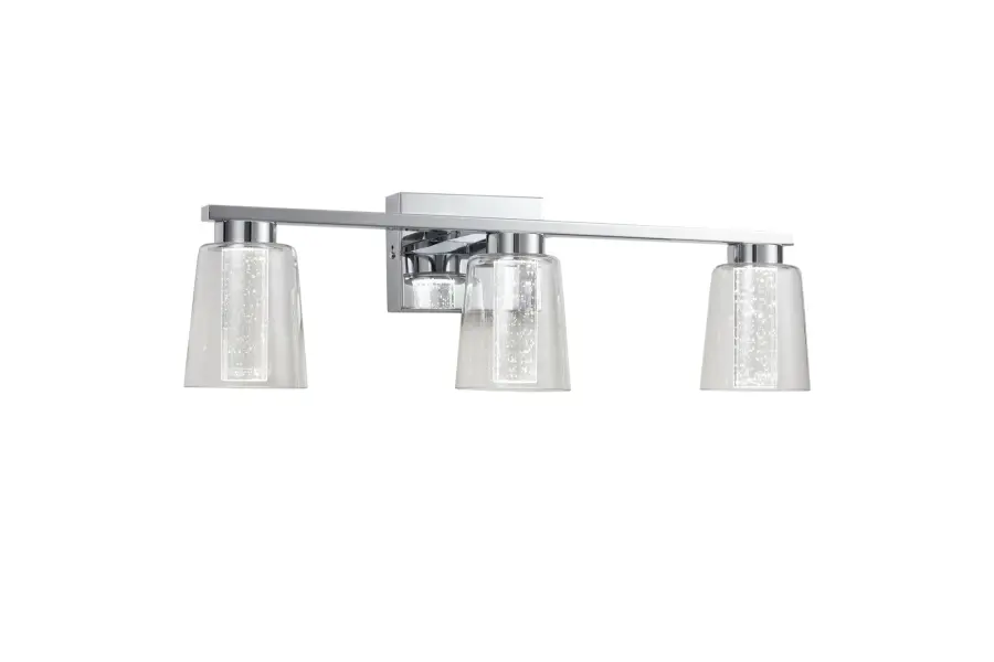 Dalton LED Bathroom Vanity Light in Chrome - Image 2