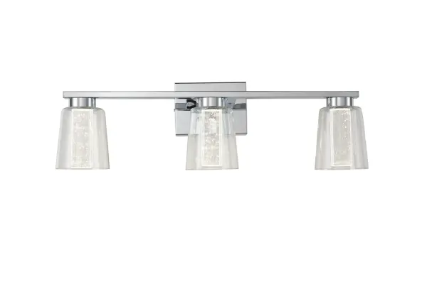 Dalton LED Bathroom Vanity Light in Chrome - Image 3