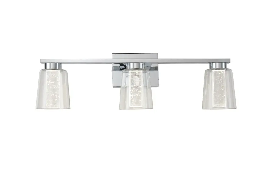 Dalton LED Bathroom Vanity Light in Chrome - Image 3