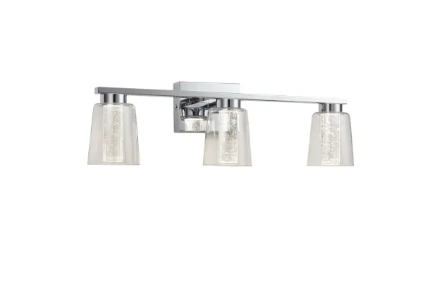 Dalton LED Bathroom Vanity Light in Chrome - Image 4