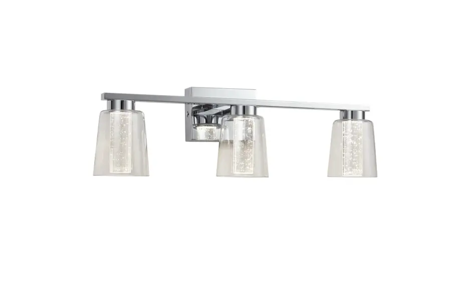 Dalton LED Bathroom Vanity Light in Chrome - Image 4