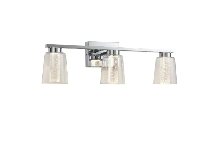 Dalton LED Bathroom Vanity Light in Chrome - Image 5