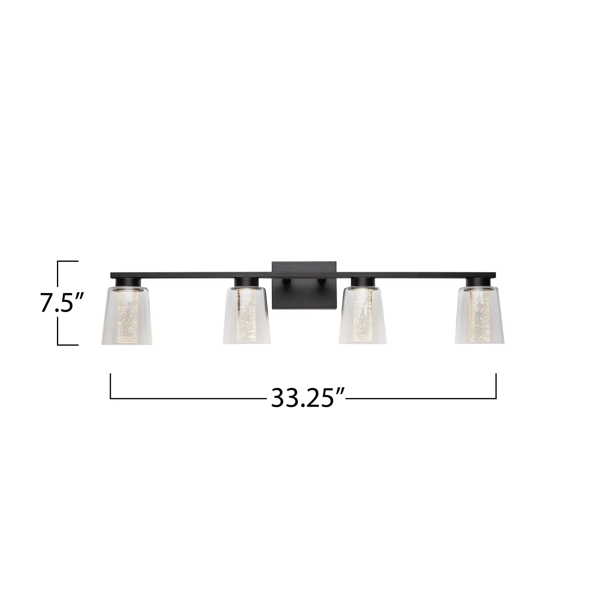 Dalton Collection 4-Light Bathroom Vanity Fixture