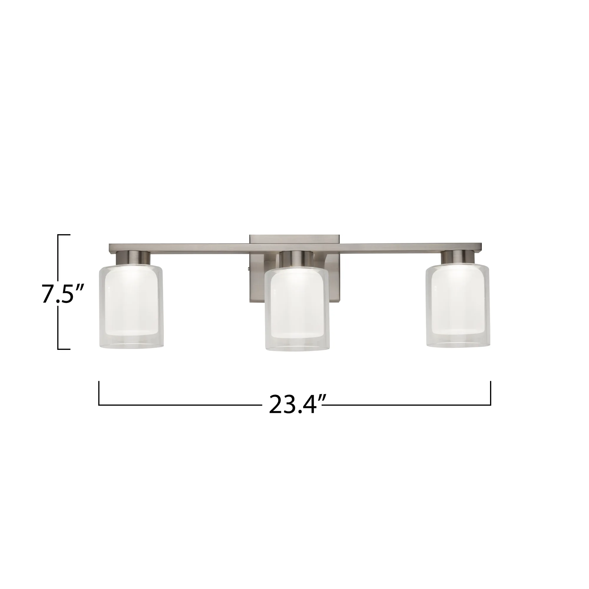 Saville Collection 3-Light Bathroom Vanity Fixture