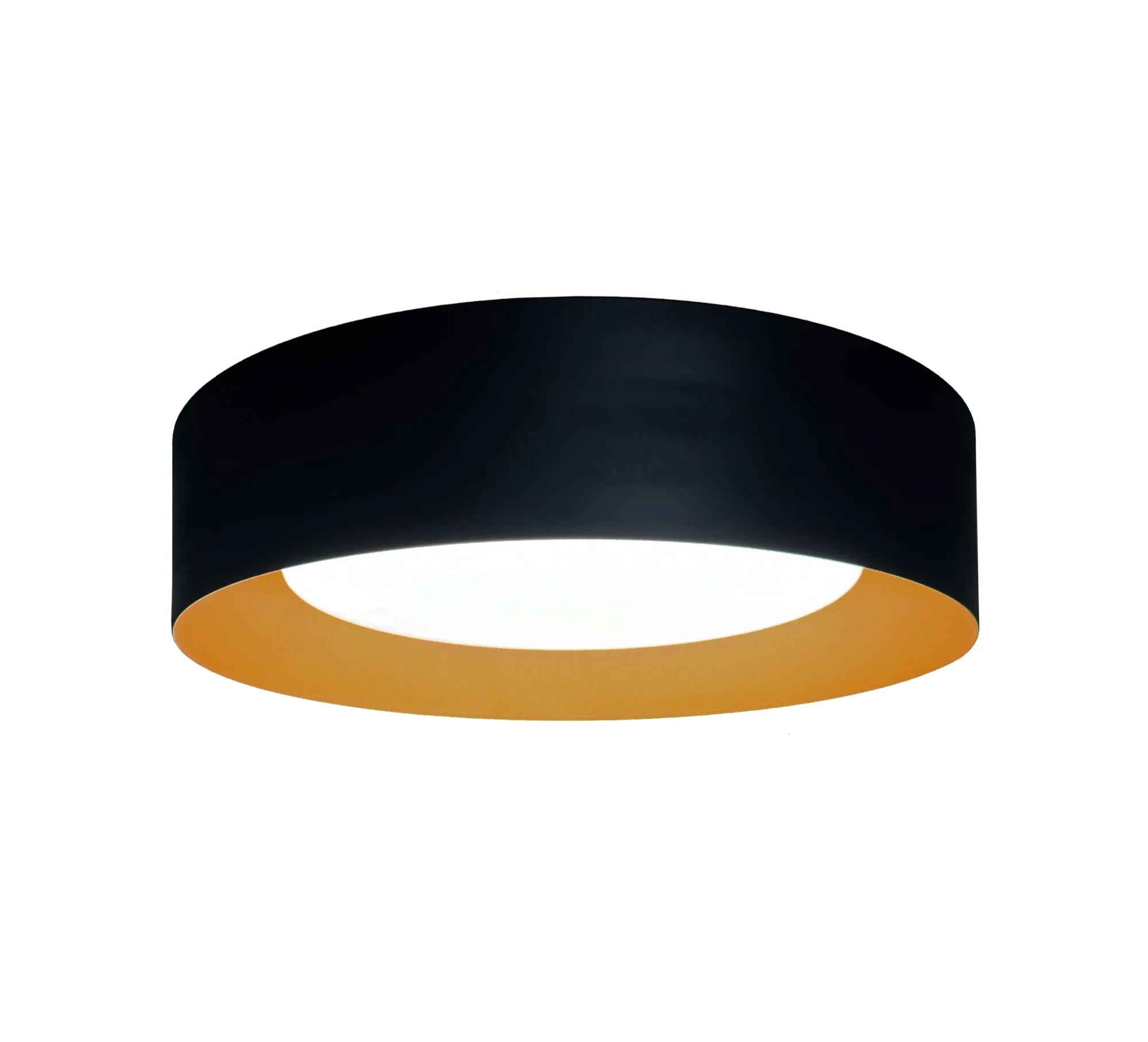 Orsa Collection 1-Light Flush Mount Black