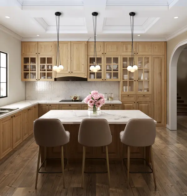 Camila Collection 3-Light Pendant Black - Image 8