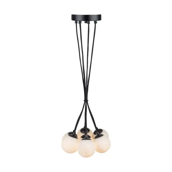 Camila Collection 7-Light Pendant Black - Image 4