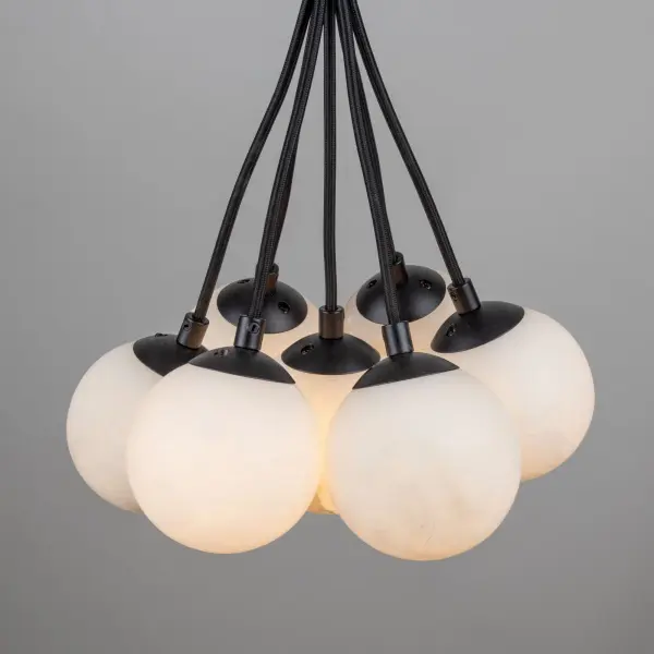 Camila Collection 7-Light Pendant Black - Image 6