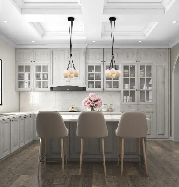 Camila Collection 7-Light Pendant Black - Image 8