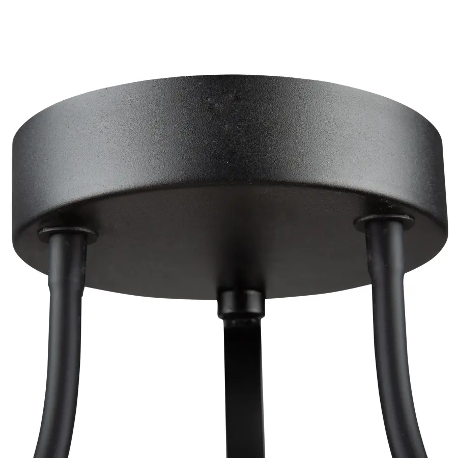 Ara LED Semi-Flush Mount in Black - Image 6