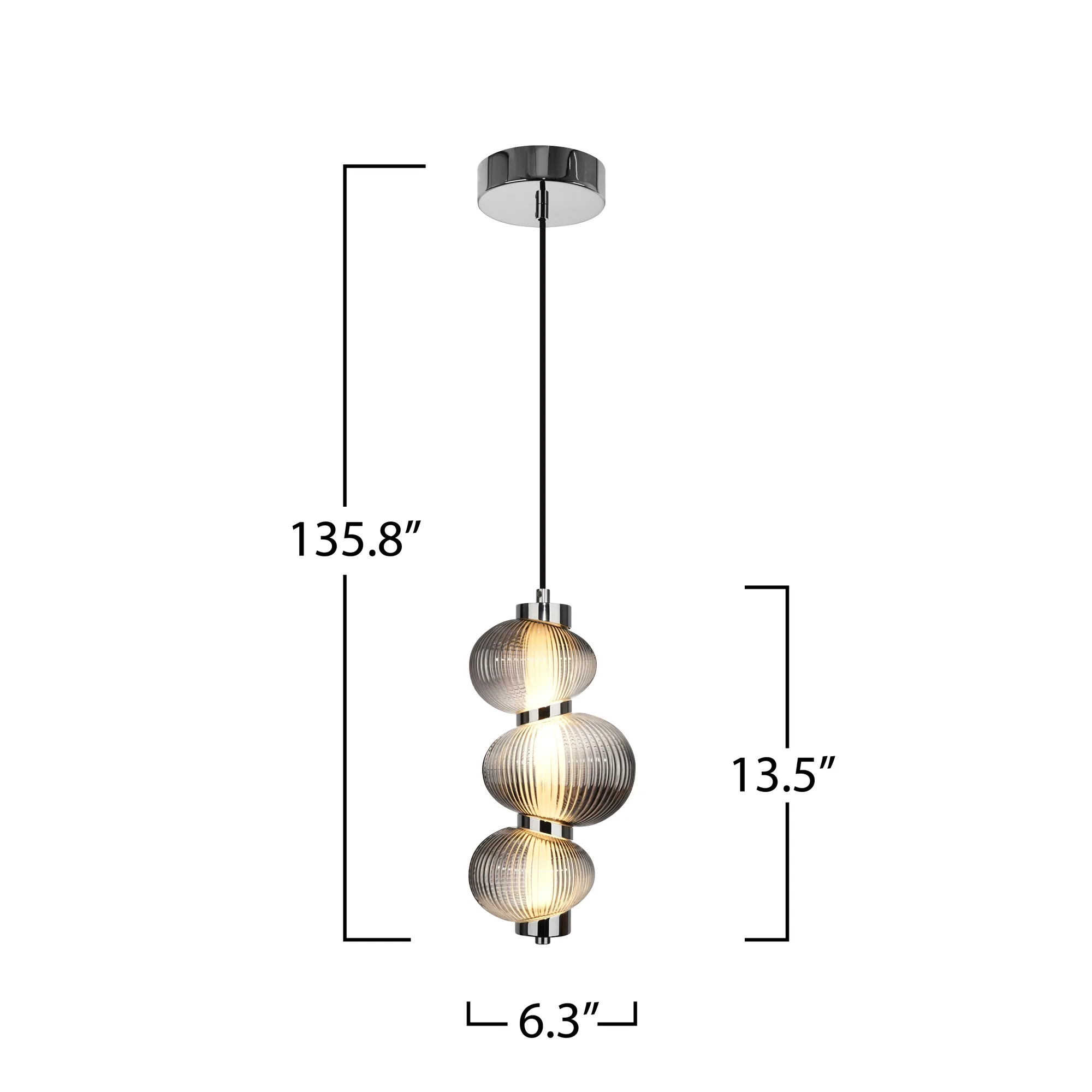 Ariel Integrated LED Pendant 13.5”