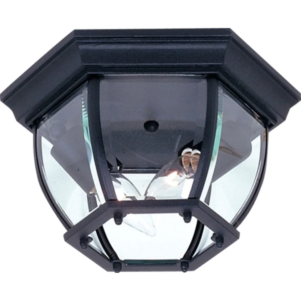 Classico 2 Light Black Outdoor Light