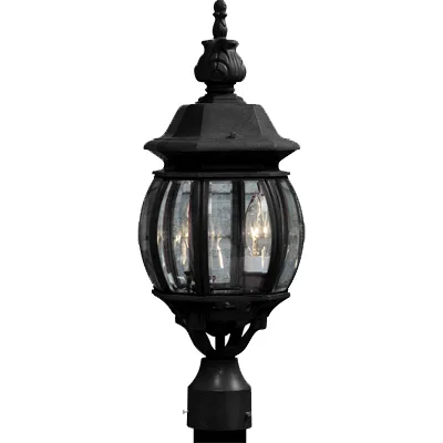 Classico 3 Light Black Outdoor Light