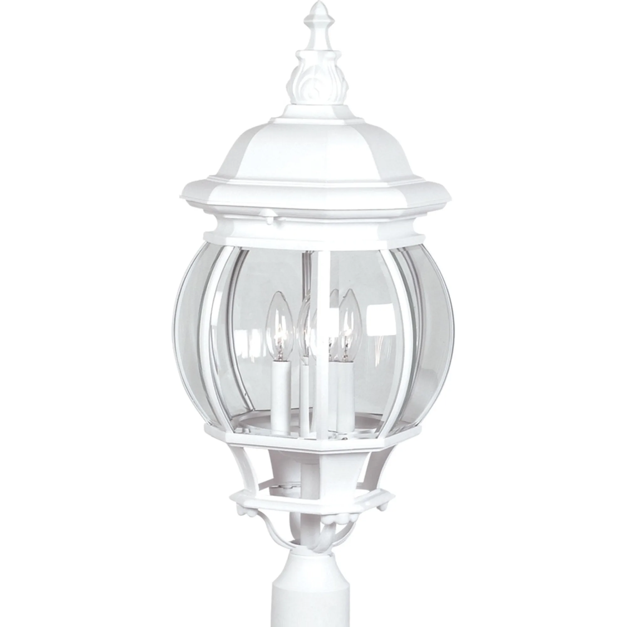 Classico 4 Light White Outdoor Light