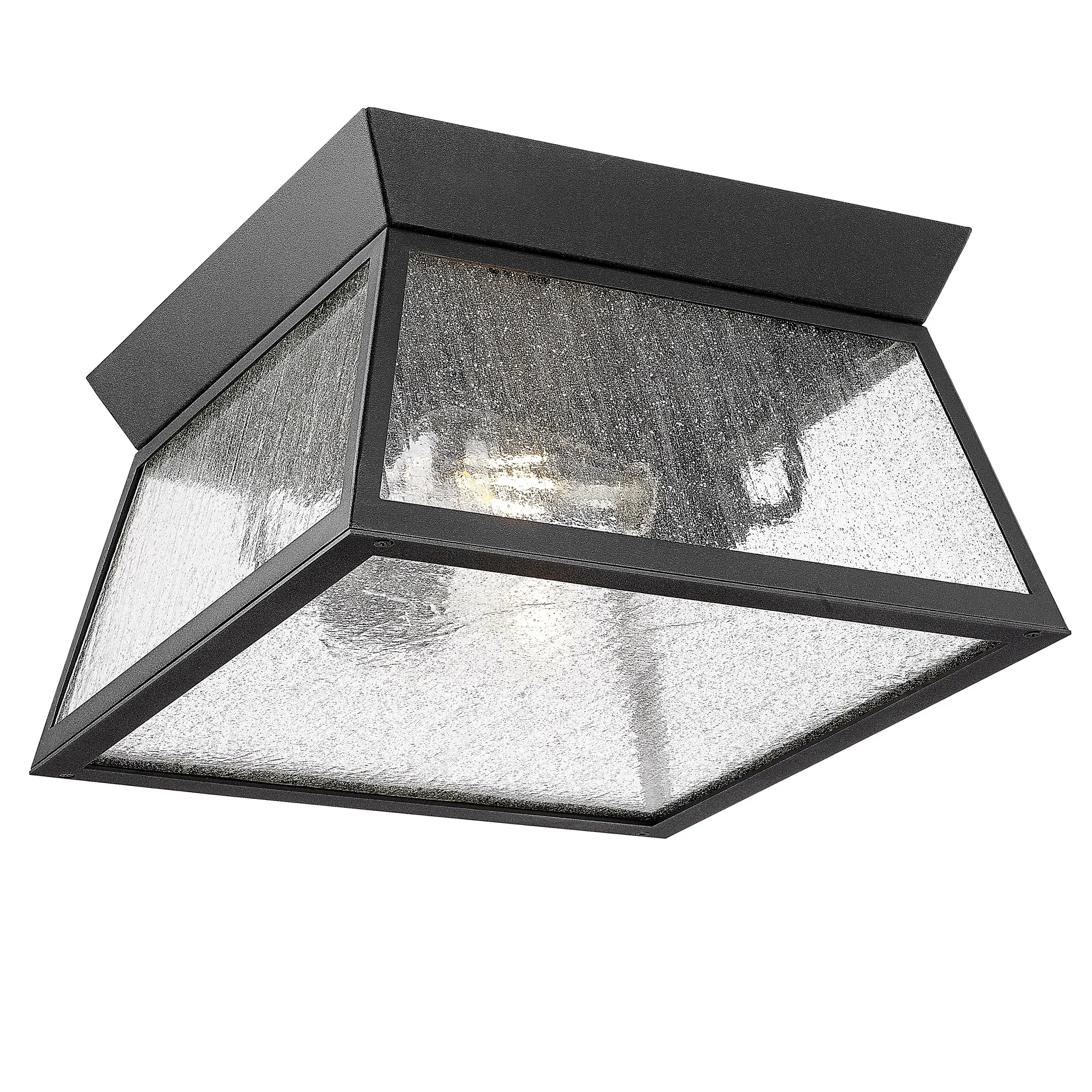 Lucian Collection 2-Light Outdoor Flushmount