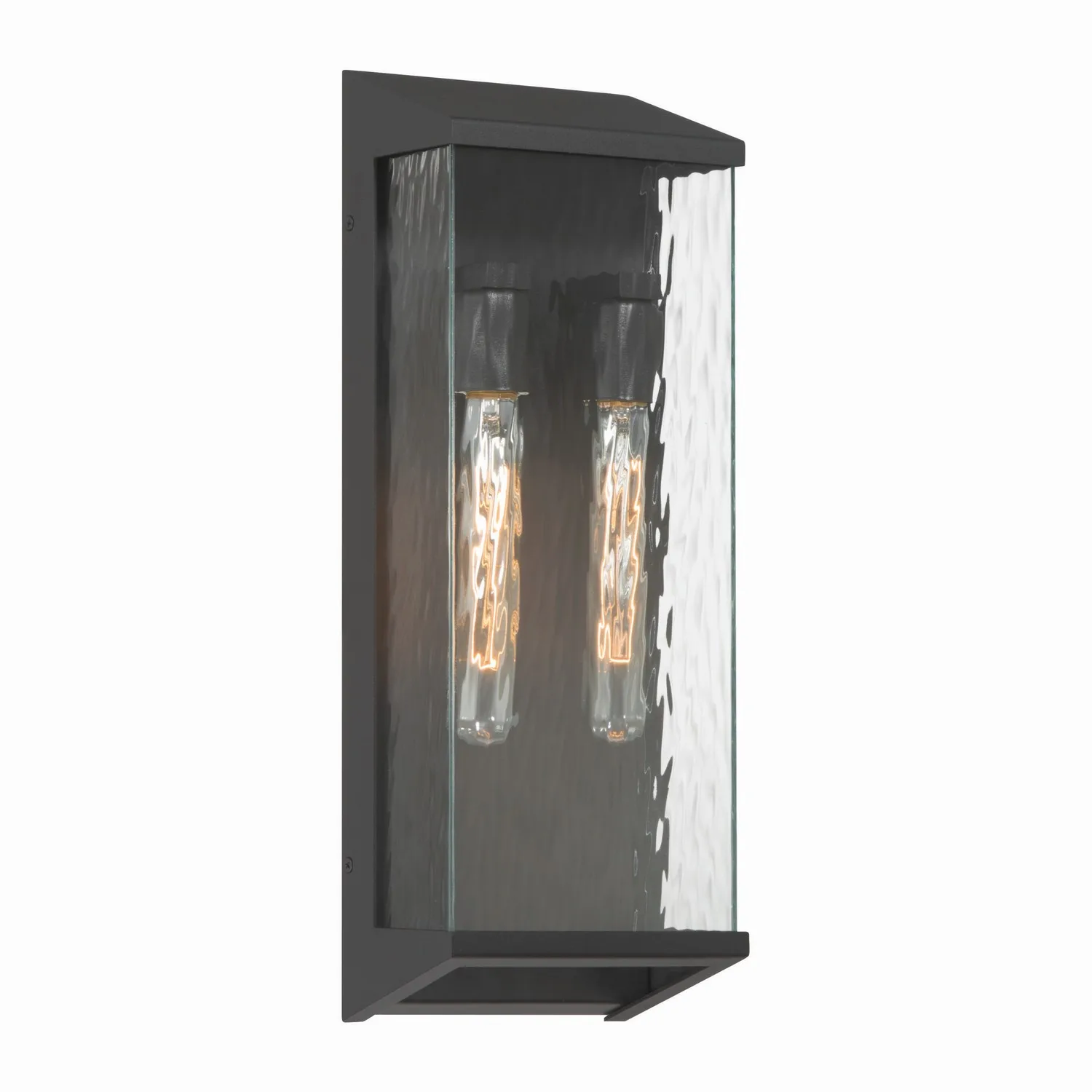 Azure Two Light Outdoor Lantern in Black