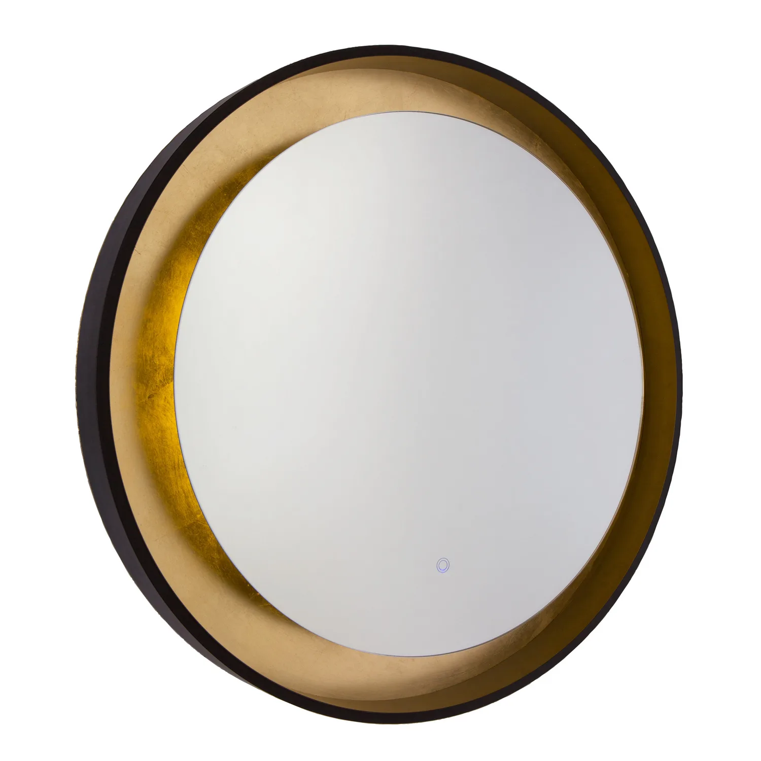 Reflections LED Mirror in Oil Rubbed Bronze & Gold Leaf