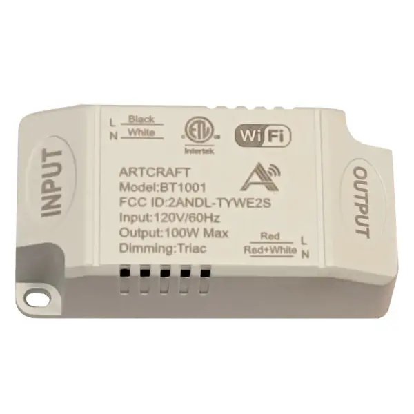 EZ-Link Smart Lighting Adapter EZ-Link Smart Lighting Adapter allows you to control the brightness of your fixture from any(cid:90)here in the (cid:90)orld through the Smart Life app on your phone.