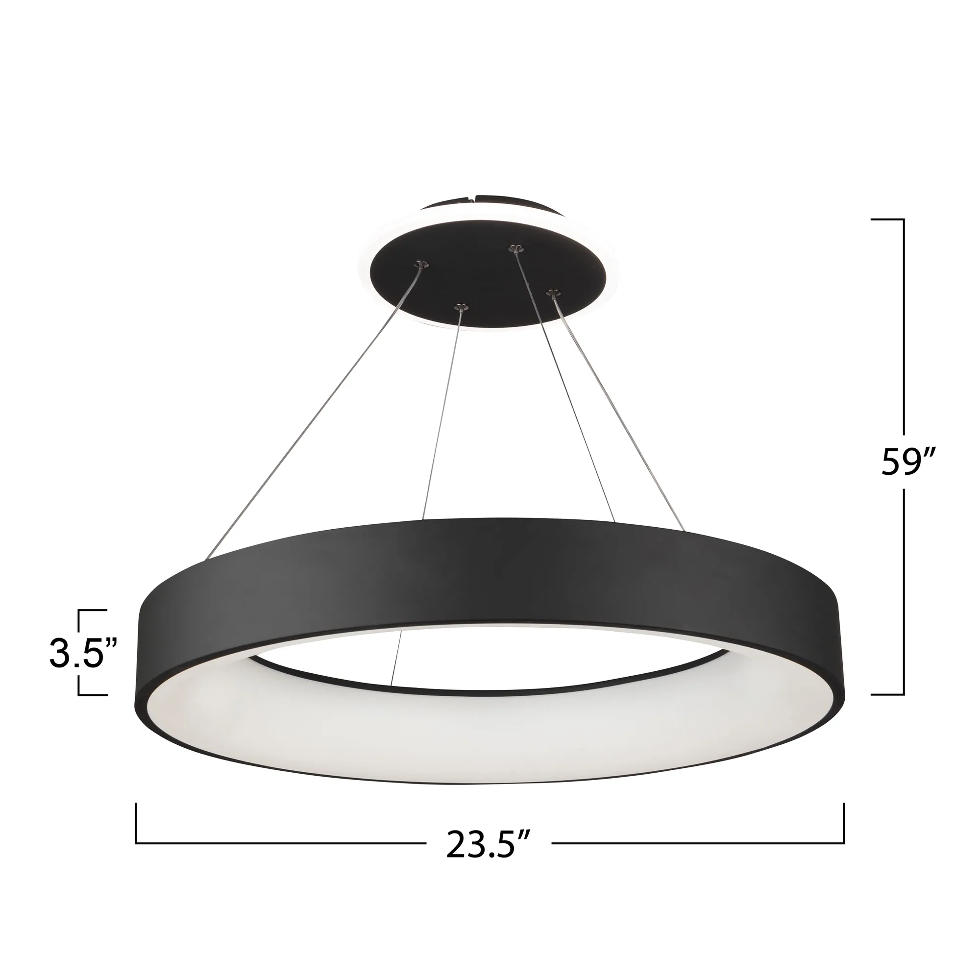 Lazio Lighting in Black