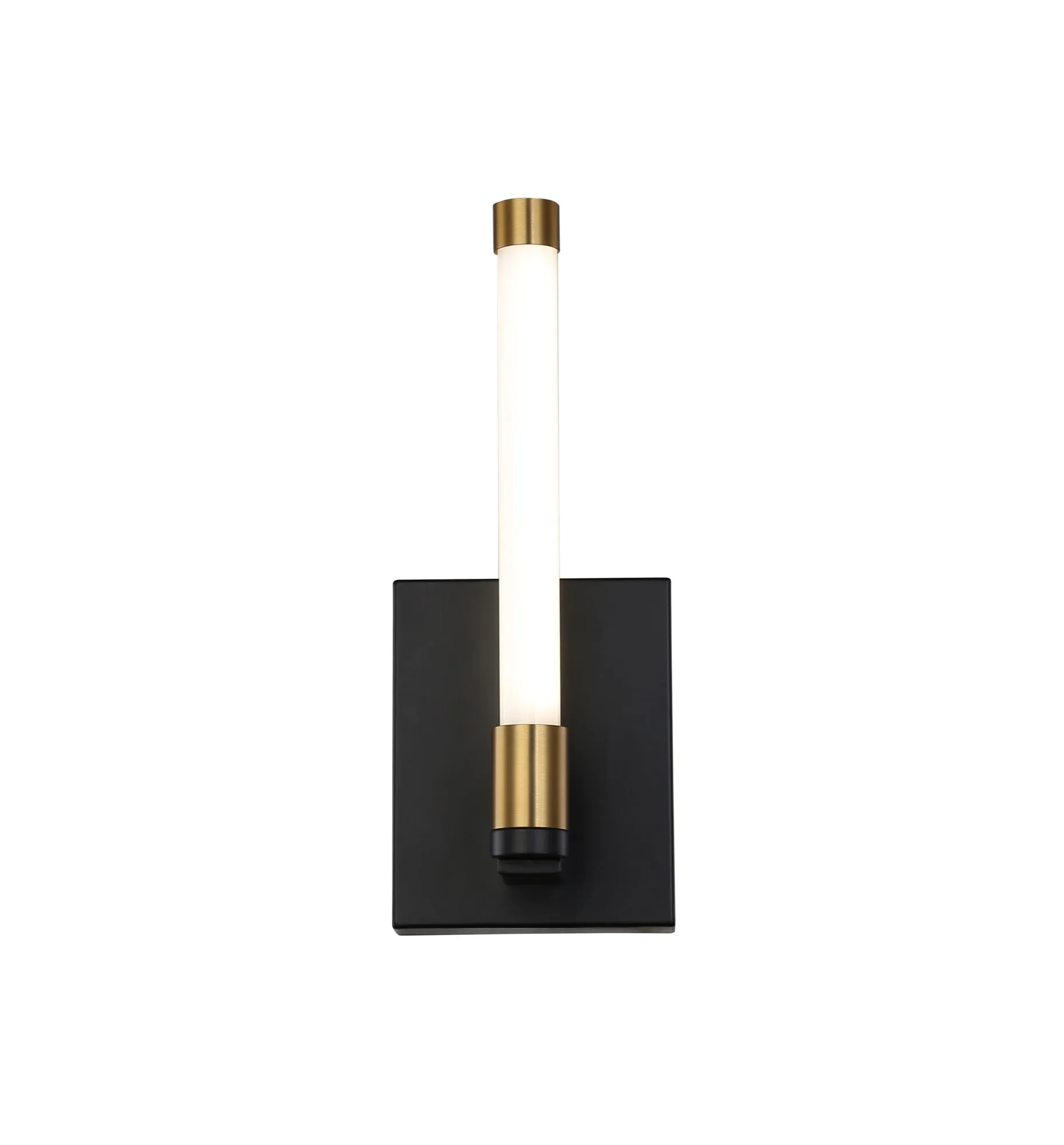 Infiniti Lighting in Matte Black & Brass