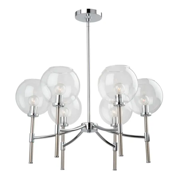 Hamilton SC13126CB 6 Light Chandelier - alternate view