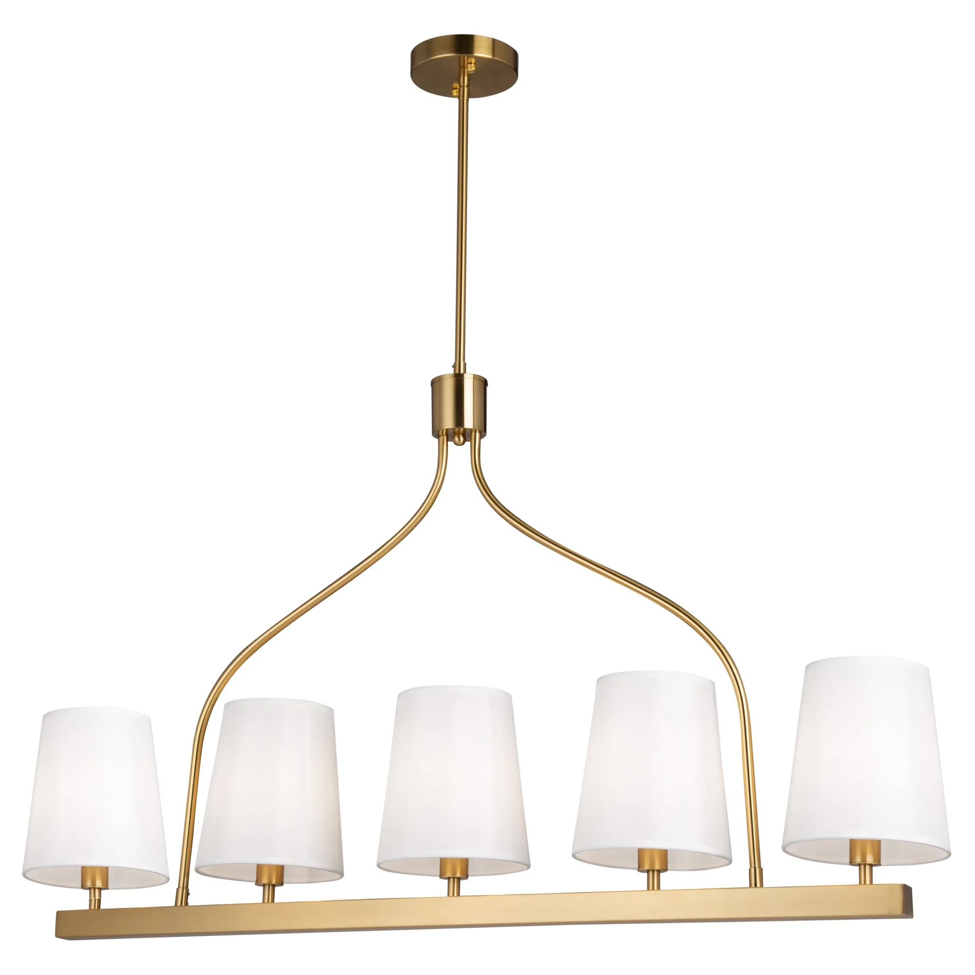 Rhythm Lighting in Brushed Gold