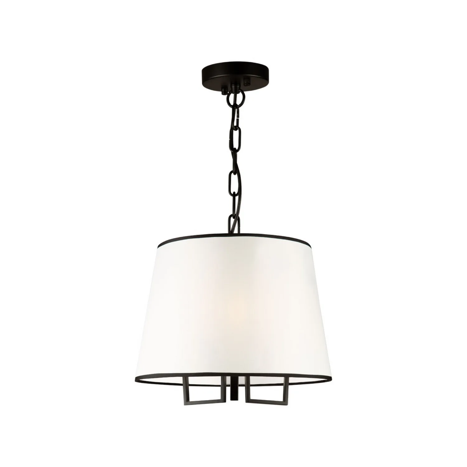 Coco Three Light Pendant in Black