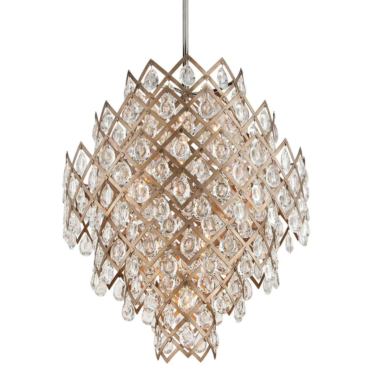 Tiara 11-Light Chandelier in Vienna Bronze