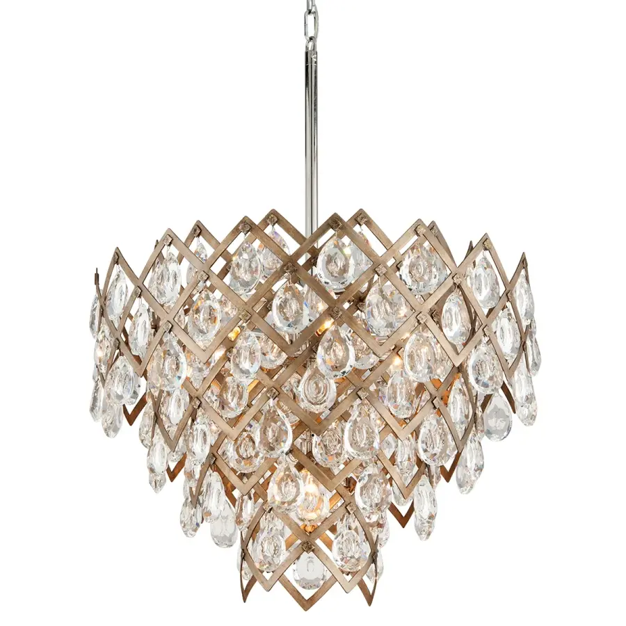 Tiara 7-Light Chandelier in Vienna Bronze