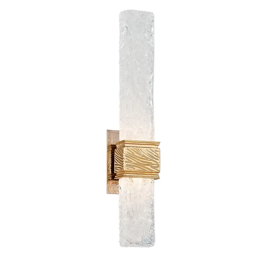 Freeze LED Wall Sconce in Gold Leaf