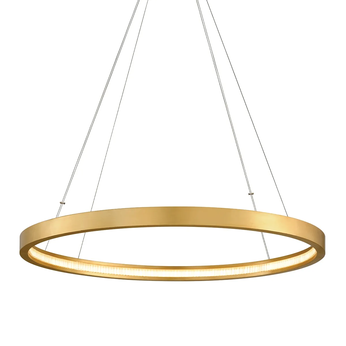 Jasmine LED Chandelier in Gold Leaf