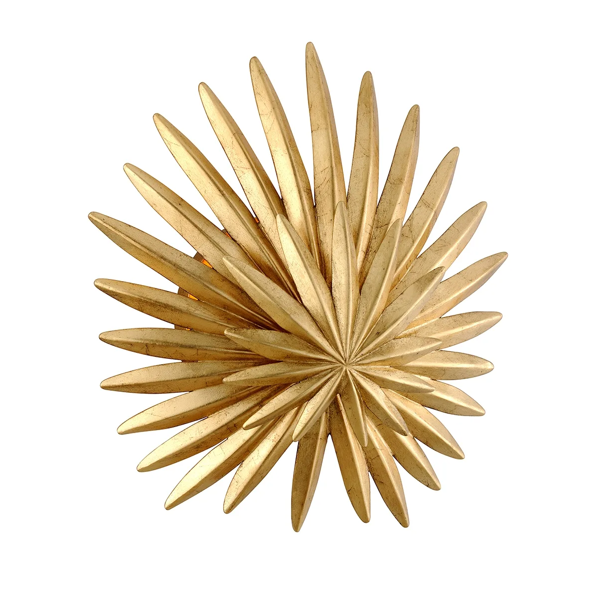 Savvy One Light Wall Sconce in Vintage Gold Leaf