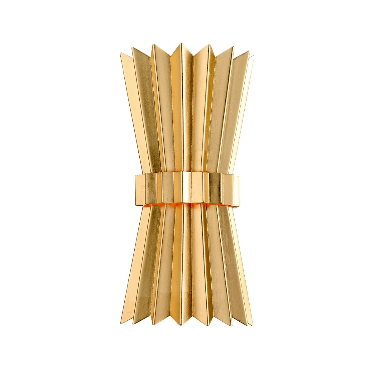 Moxy Two Light Wall Sconce in Gold Leaf