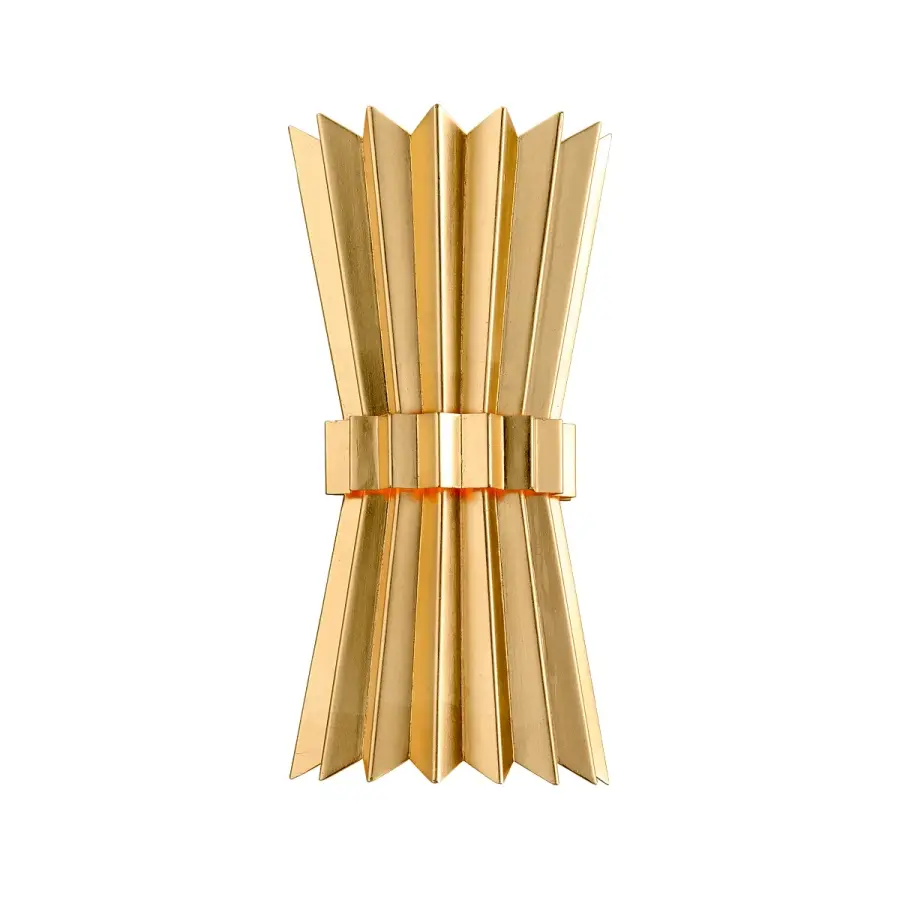 Moxy Two Light Wall Sconce in Gold Leaf