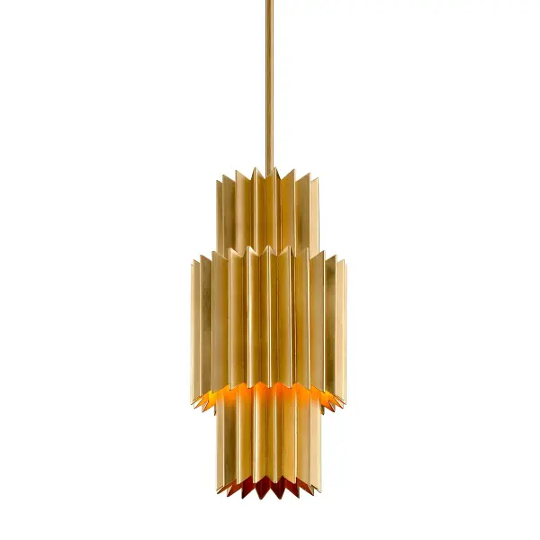 Moxy One Light Pendant in Gold Leaf