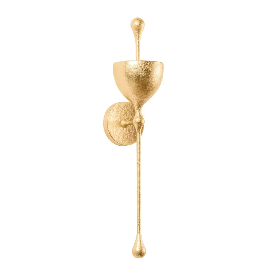 Antalya LED Wall Sconce in Vintage Gold Leaf