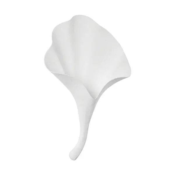 The Nolita sconce brings Old Hollywood glamor into contemporary spaces with its delicate leaf-shaped design and fluted detailing. The Gesso White finish offers a refined, neutral aesthetic that complements both modern and transitional interiors.