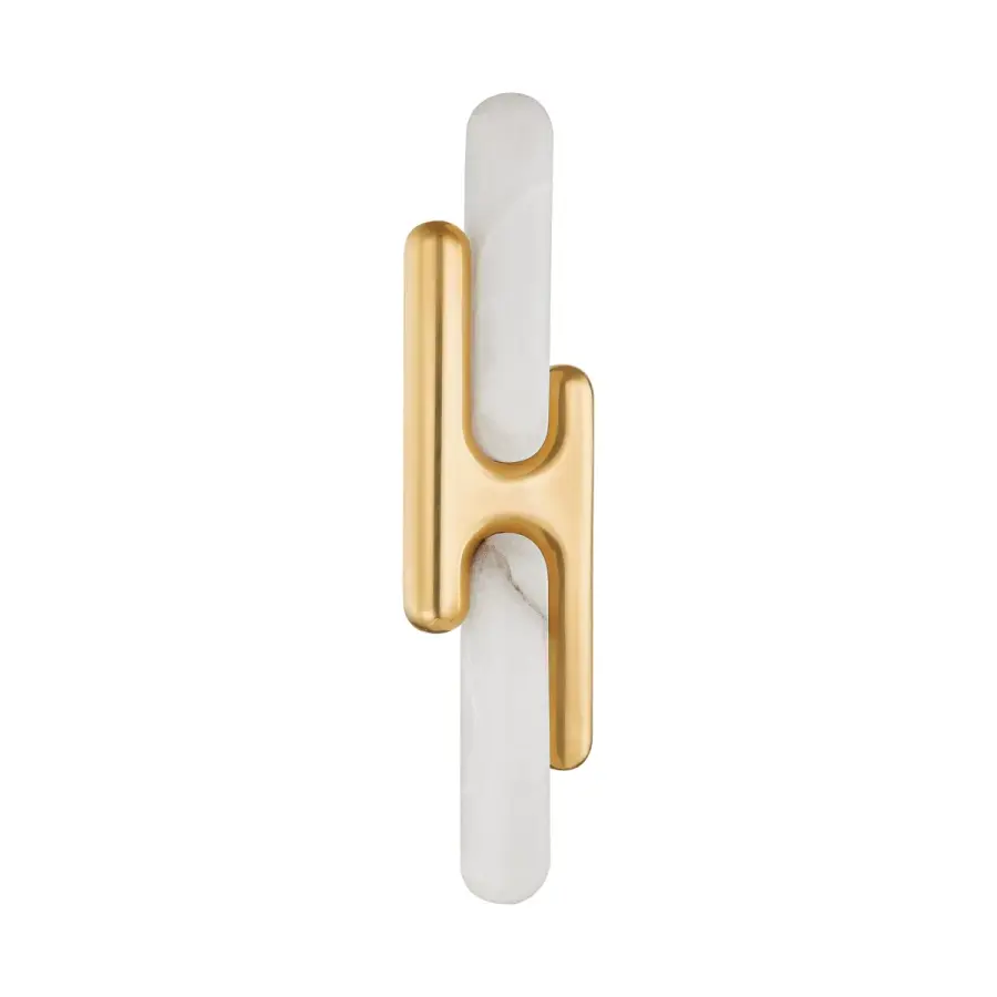 Rosalba LED Wall Sconce in Vintage Brass